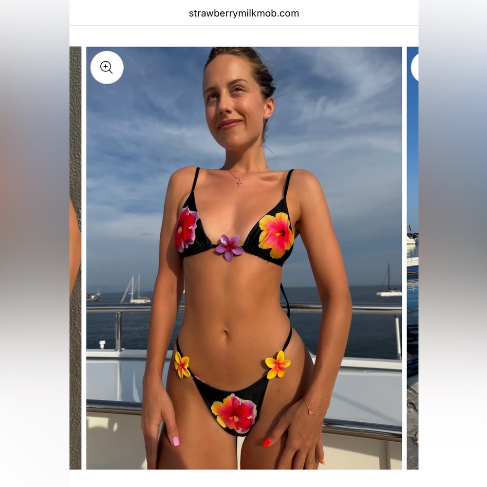 *NWT* Strawberry Milk Mob “Hibiscus” Bikini Set (SOLD OUT FROM 6/16 DROP)